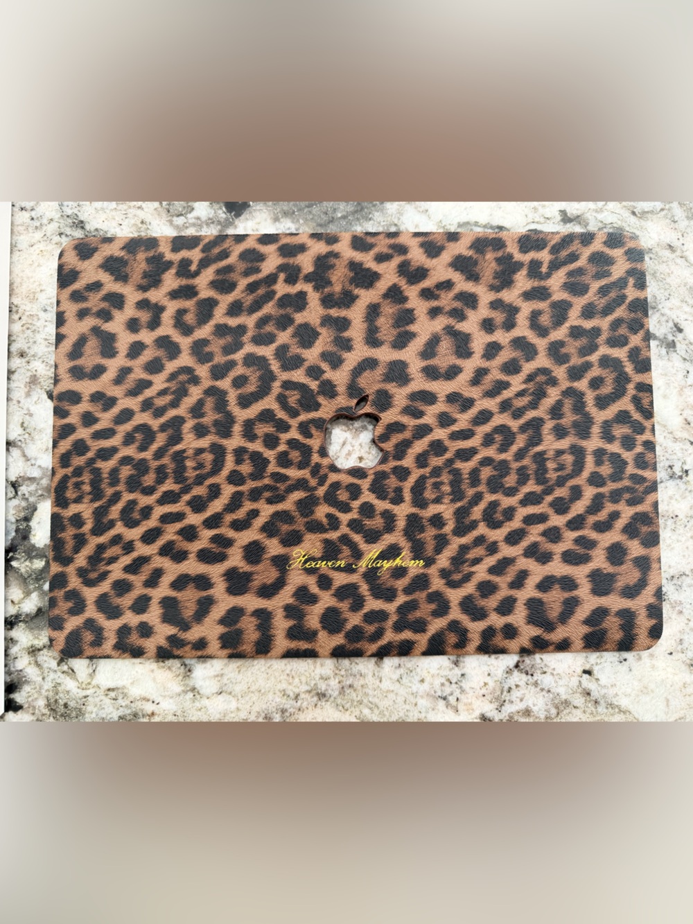 Heaven Mayhem Leopard Print VITTO MacBook Air 13” Size 1 Case New